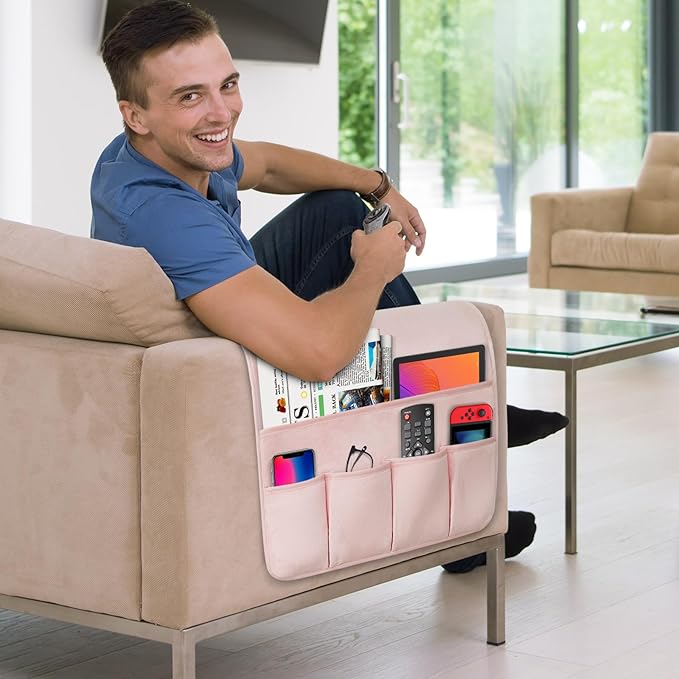 WETRBWEH Remote Control Holder for Armchair，Couch Caddy Organizer TV Remote - Image 2