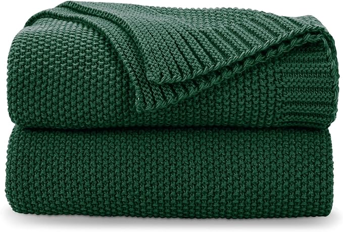 CozeCube Christmas Green Throw Blanket by CozeCube