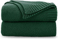 CozeCube Christmas Green Throw Blanket by CozeCube