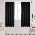 Deconovo Blackout Curtains, Thermal Insulated, W42 x L72 2 Panels, Back Tab by Deconovo