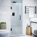 ANZZI 72" x 30" Frameless Shower Door in Matte Black, Water Repellent Glass by ANZZI