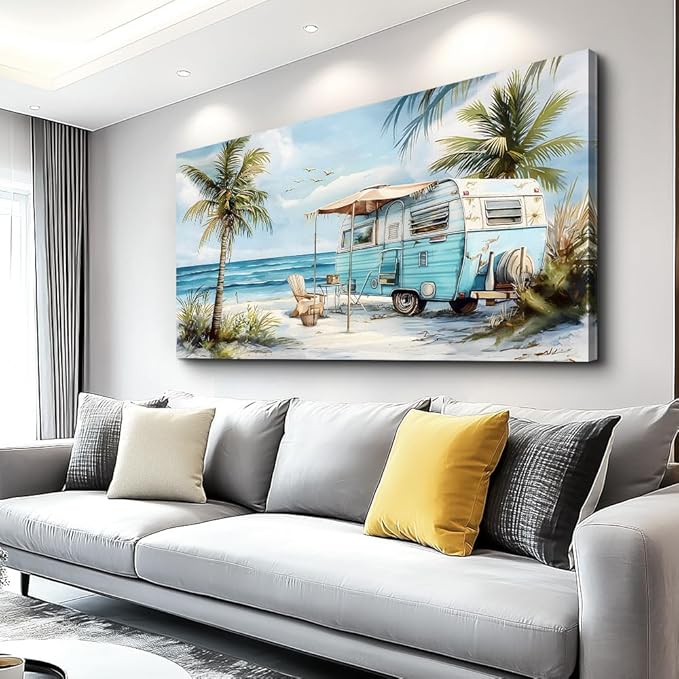 ERQINHUA Large Wall Art For Living Room Canvas Wall Decor For Office Bedroom by ERQINHUA