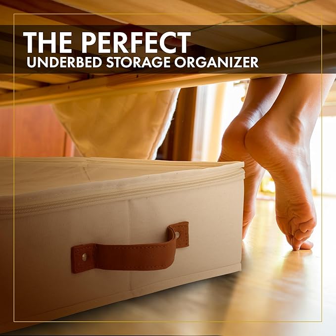 HOMELUX THEORY 2pc Under Bed Storage Containers, Bedroom Under the Bed Drawer - Image 8