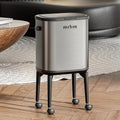 MRBIN Stainless Steel Slim Bathroom Trash Can by mrbin