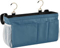 KOPIRIT Caribbean Blue Bedside Caddy Storage Bag Bedside Organizer by KOPIRIT