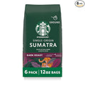 Starbucks Ground Coffee, Dark Roast Hot or Iced Coffee, Single-Origin Sumatra by StarbucksCoffee