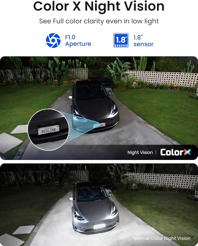 REOLINK Argus 4 Pro 4K Solar Security Cameras Wireless Outdoor, 180° Dual-Lens - Image 4