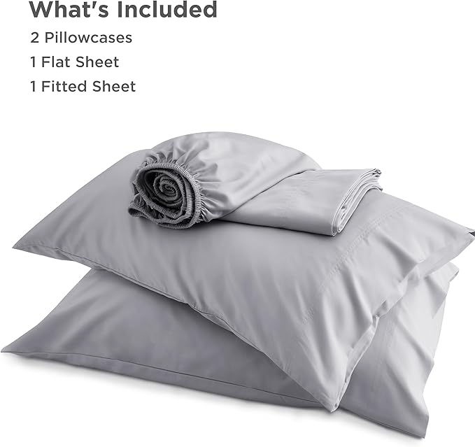 Bedsure Full Size Bed Sheets, Cooling Sheets, Rayon Derived from Bamboo - Image 8