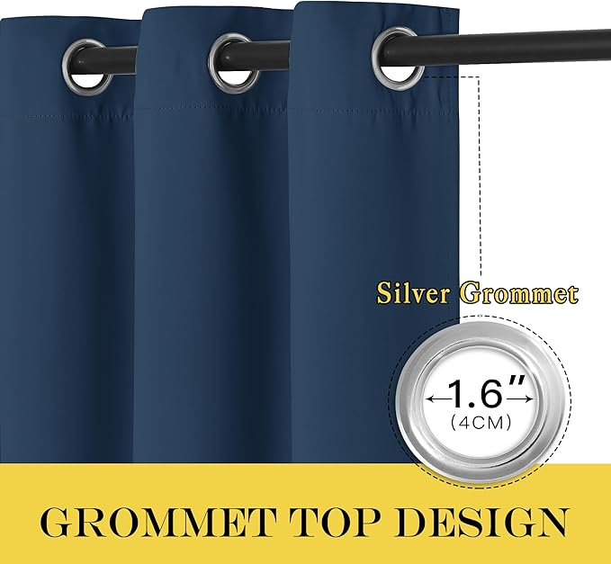 NICETOWN Blackout Curtains 120 inch Length - Image 3