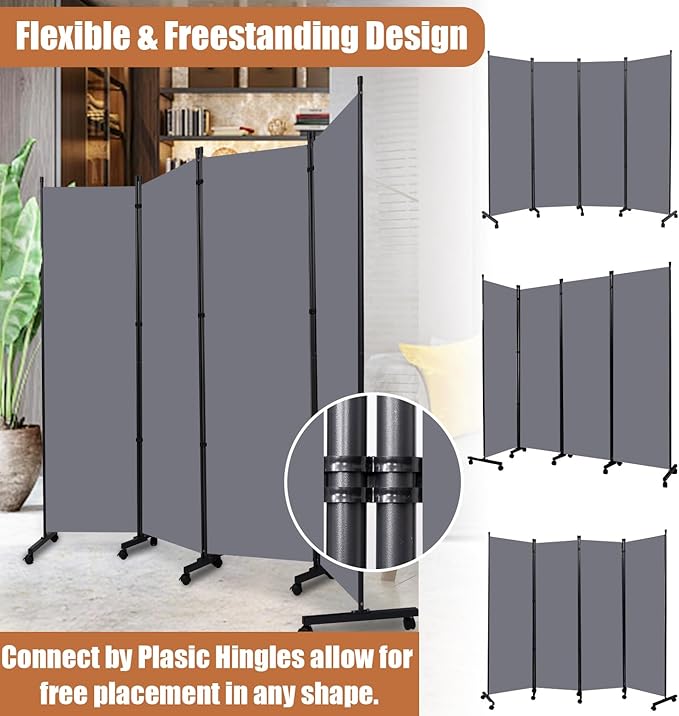 Room Divider Folding Privacy Screens - Image 5