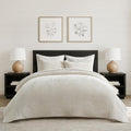 EVERGRACE Velvet Quilt Set Queen Size, Luxurious Soft Striped Channel Bedding by EverGrace