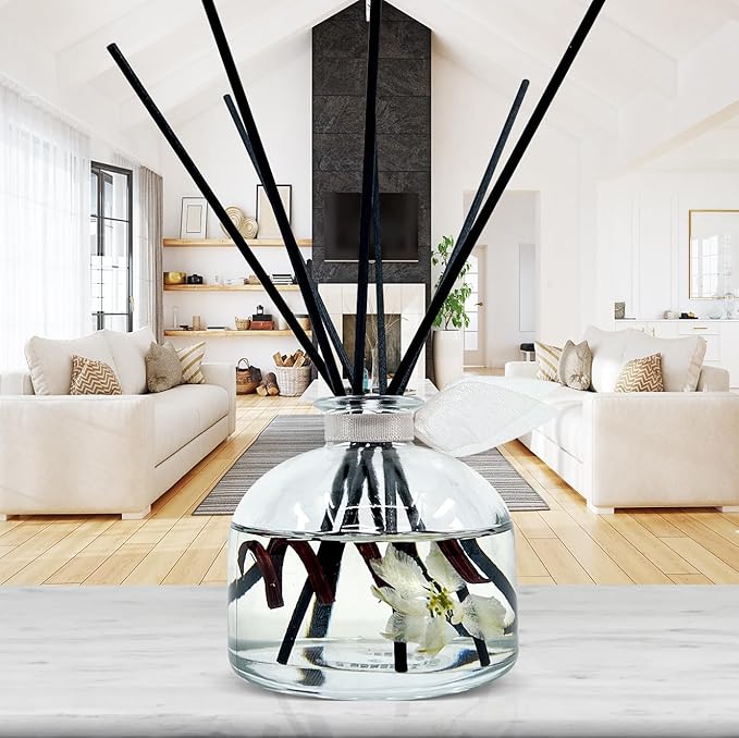 LOVSPA Reed Diffuser Set, Soothe Tahitian Vanilla Bean Scented Oil Diffuser - Image 6