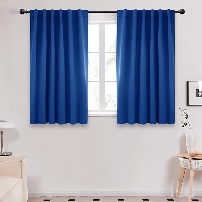Deconovo Blackout Curtains, Thermal Insulated, W52 x L54 2 Panels, Back Tab by Deconovo