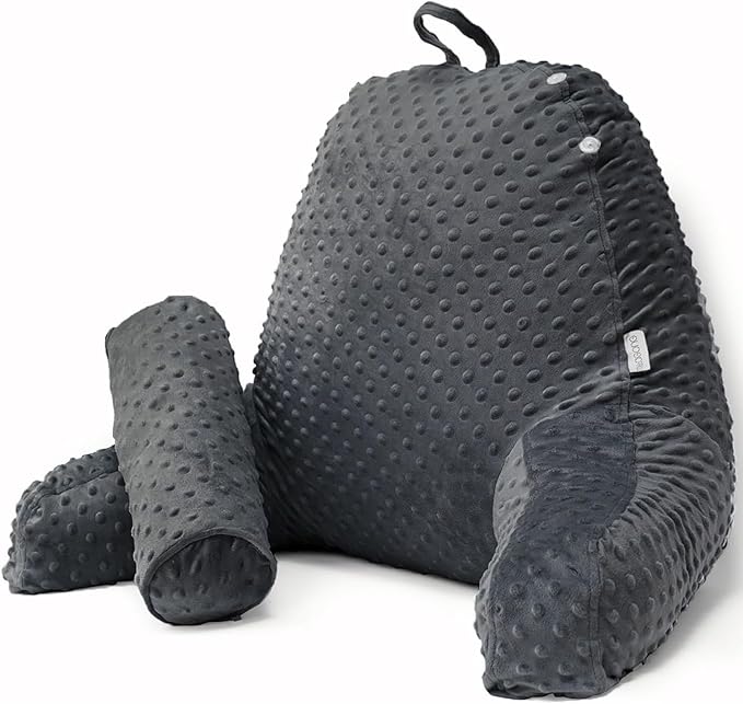 Reading Pillow for Sitting in Bed, Extra Large Backrest Support Cushion by mittaGonG