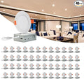 MKUJOO 48 Pack 6 Inch Ultra-Thin LED Recessed Ceiling Light by MKUJOO