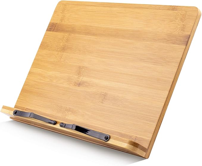 Large A+ Inch XL Bamboo Book Stands & Holders - Image 3