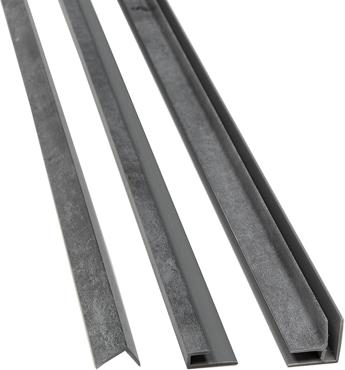 Palisade 78in x 60in x 32in Waterproof Vinyl Shower Surround Kit - Image 8