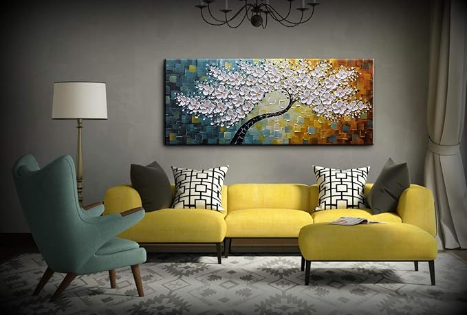 YaSheng Art - 100% Hand Painted Contemporary Art Oil Painting On Canvas Texture - Image 7