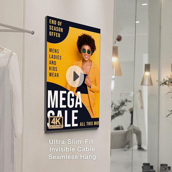 Canlarriz Digital Signage Display 100 inch Wall Mount Digital Menu Board - Image 7