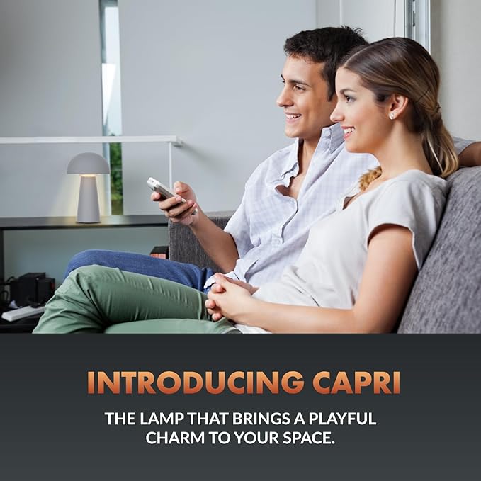 ‎Newhouse Lighting Capri, Fog Gray 2700K Dimmable Cordless USB-C Rechargeable - Image 8