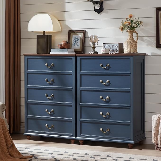 24" Wide Farmhouse Nightstand Set of 2, Farmhouse Furniture Series - Image 8