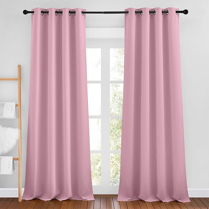 NICETOWN Crystal Pink Blackout Curtains by NICETOWN