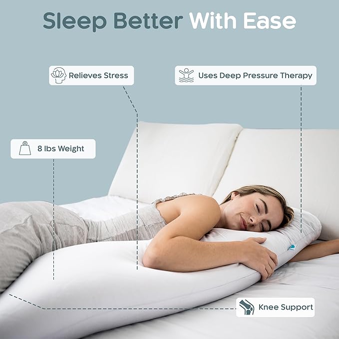 Weighted Body Pillow 8lbs - Image 2
