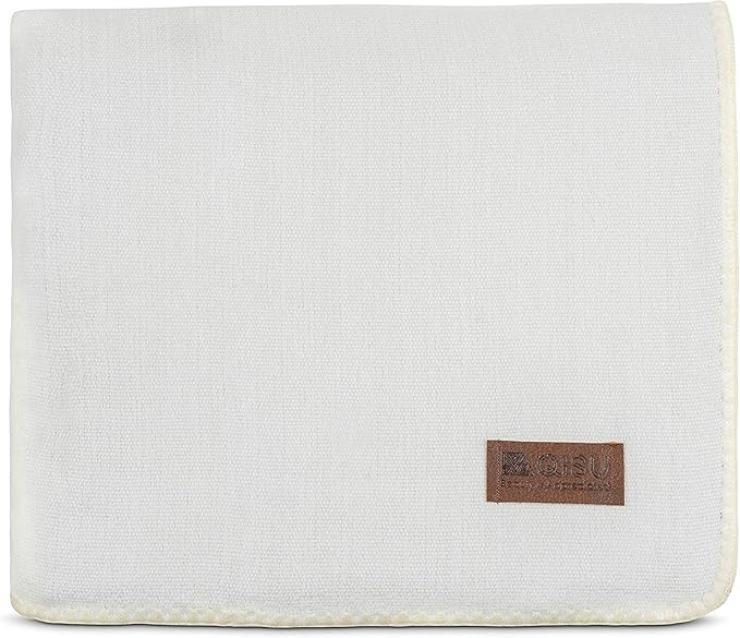 QISU Alpaca Wool Blanket Throw | Large, Solid | 85 x 65 inches | Ultra-Soft by QISU