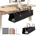 No Drill Under Desk Cable Management Tray, Fabric Cable Management by SUREUP9