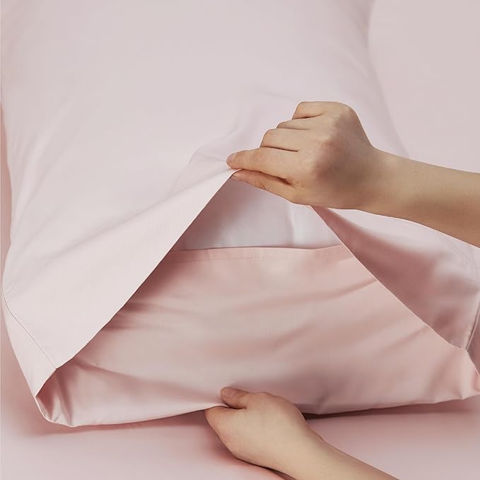 Bedsure Queen Sheet Set, Rayon Derived from Bamboo, Cooling Sheets, Breathable - Image 5