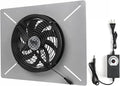 MEOZRI Basement Attic Crawlspace Ventilation Fan window Exhaust Fan Ultra-Thin by Unknown