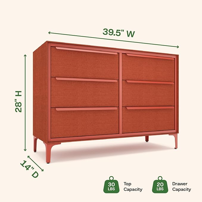 Naima Premium Fabric Dresser - Image 3