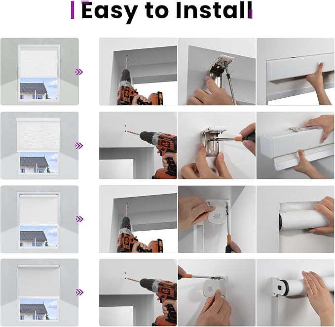 Astomi Motorized Roller Shades for Windows, Smart Blinds, Voice Control - Image 7