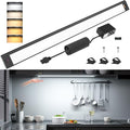 WOBANE LED Under Cabinet Lighting, 24 inch Black Cabinet Light, Hand Wave by WOBANE