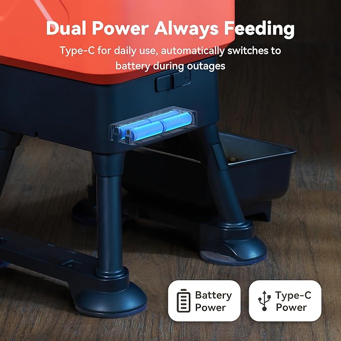 14L Automatic Dog Feeder for Large Breed – Extra Large Capacity, Anti-Blockage - Image 6