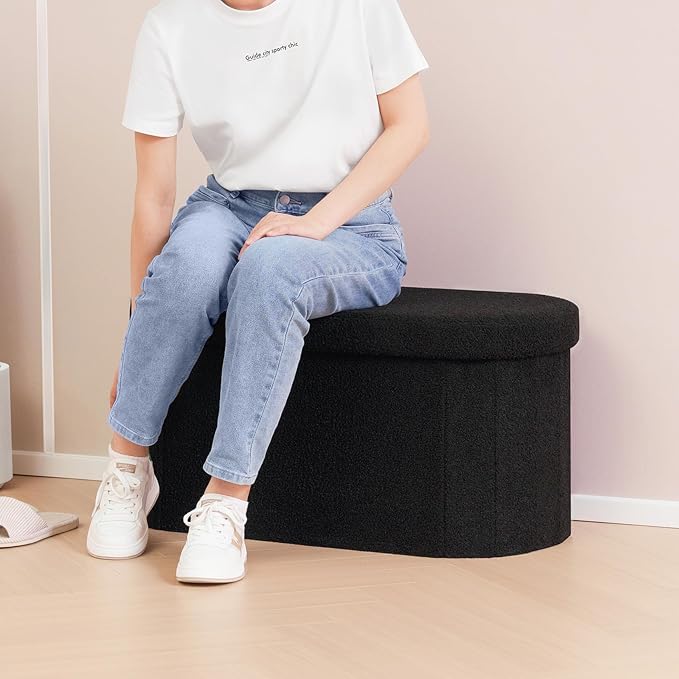 B FSOBEIIALEO Ottoman with Storage - Image 5