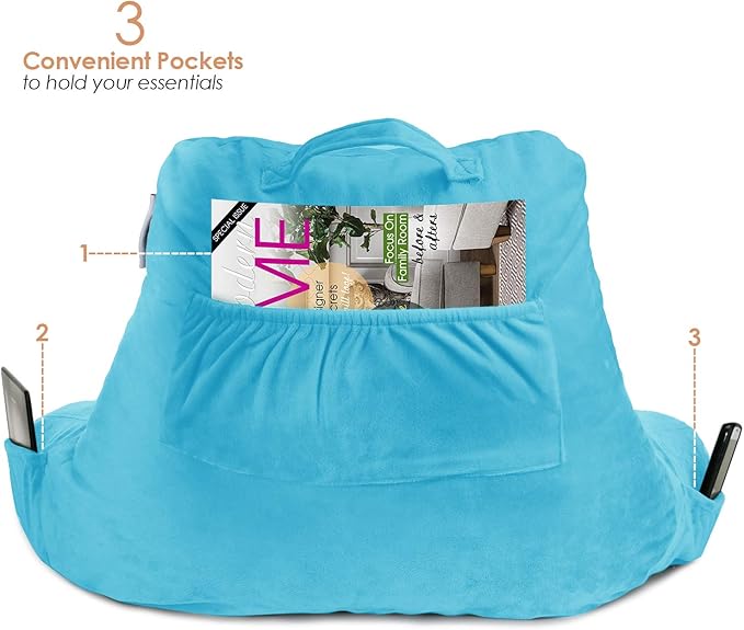 Nestl Reading Pillow with Shredded Memory Foam, Designed - Image 5