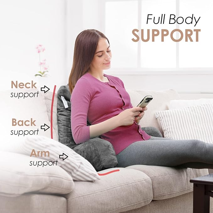 Nestl Reading Pillow with Shredded Memory Foam, Designed - Image 3