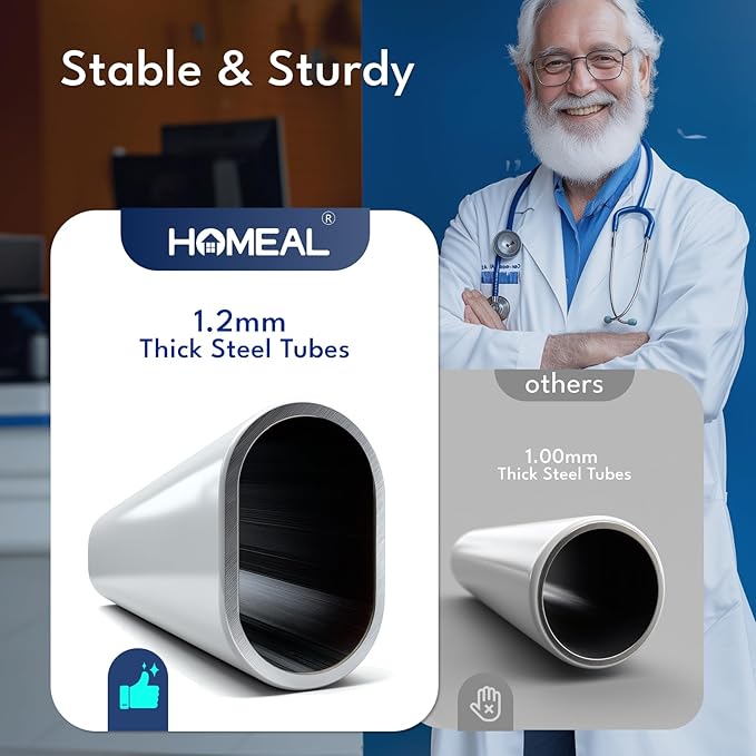 HOMEAL Bed Rails for Elderly Adults Safety, ASTM Approved Bedside Assist Rail - Image 7