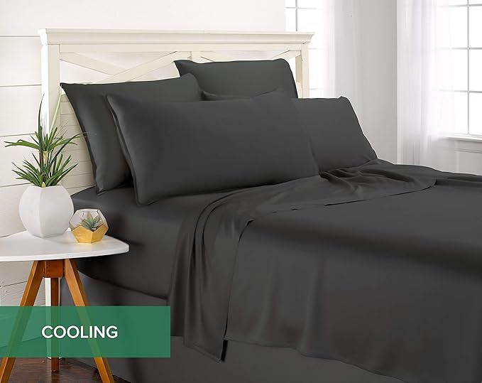 Pure Bamboo Full Sheets, Genuine 100% Organic Viscose Derived from Bamboo Bed - Image 5