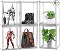 10 Pack Acrylic Shoe Box Size 14, X-Large Purse Handbag Organizer Clear Sneaker by DAYOOH