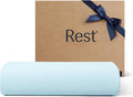 REST® Evercool®+ Top Sheet, Full/Queen Size, Light Blue by REST