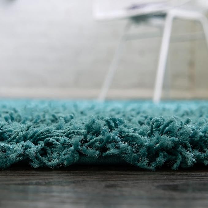Unique Loom Solid Shag Collection Area Rug - Image 12