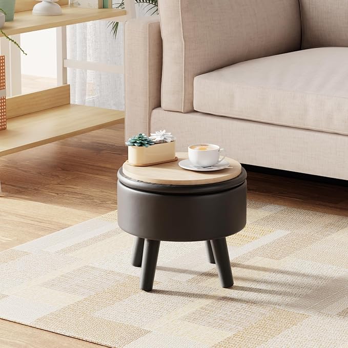 FIMIVIBI Small Foot Stool Ottoman - Image 7