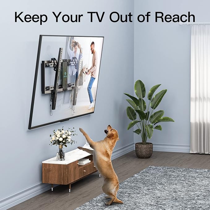 PERLESMITH UL Listed TV Mount for Most 37-85 inch TV, Universal Tilt TV Wall - Image 4