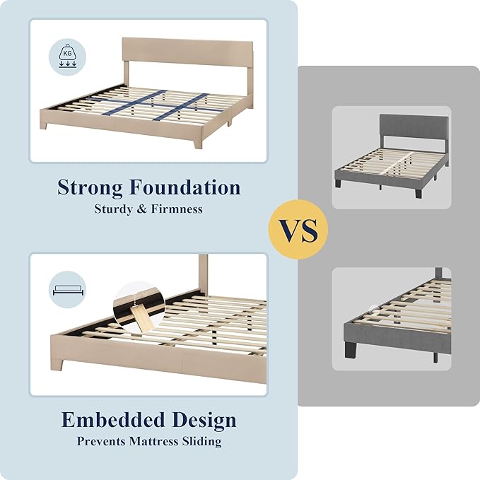 Allewie King Size Bed Frame - Image 6