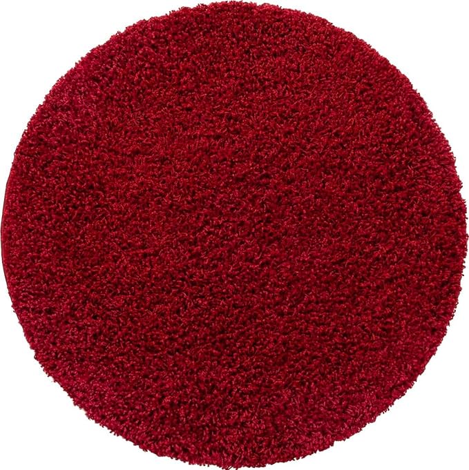 Unique Loom Solid Shag Collection Area Rug - Image 11