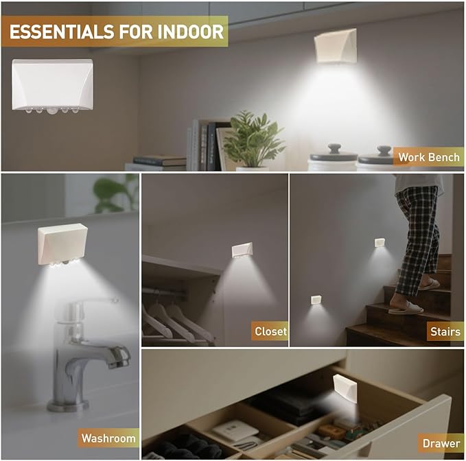 RADIXIUM White Motion Sensor Keyhole Light - Image 3