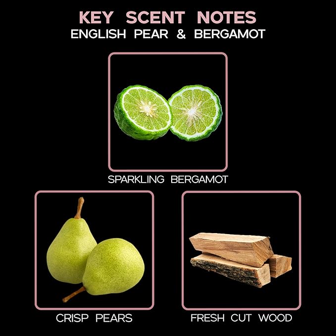 LOVSPA Reed Diffuser Set, English Pear & Bergamot Scented Oil Diffuser - Image 8