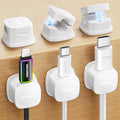 6-Pack Magnetic Cable Clips Cord Organizer-Cables Smooth Adjustable, Rocoren by Rocoren